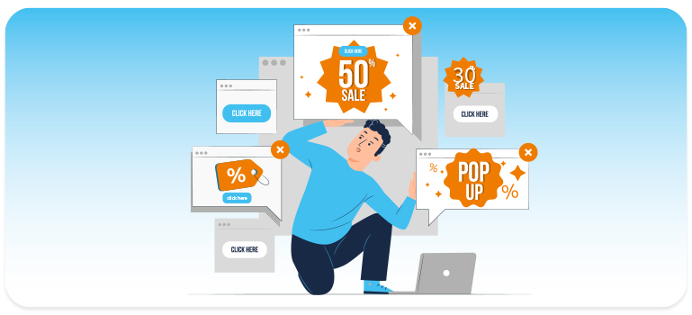 Don’t be afraid of the pop-up!