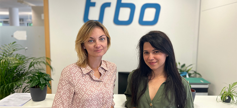 Special addition to trbo – Krystyna Kultysheva and Iryna Piontkovska start as web development interns