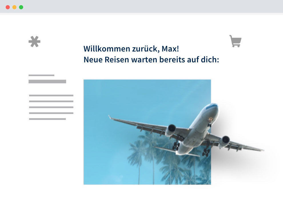 Personalisierte Ansprache von Bestandskunden