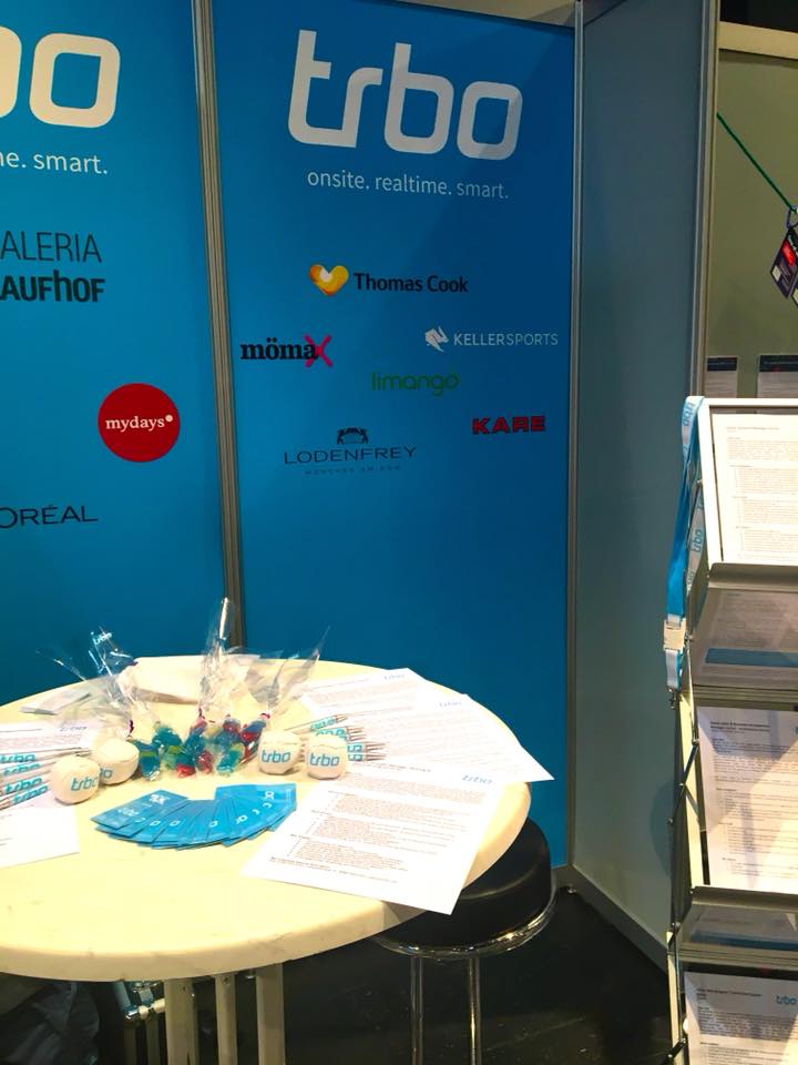 Der trbo Stand auf dem Online-Karrieretag in München