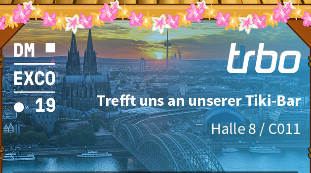 Der Countdown läuft: trbo auf der DMEXCO 2019