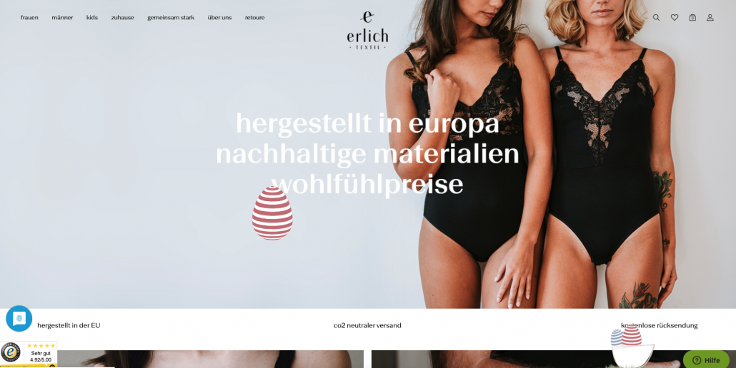 Ostereiersuche erlich Textil
