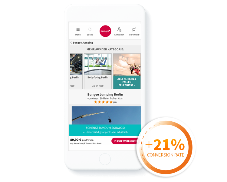 Case Study Case Study mydays Optimierung mobile mydays