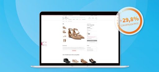 29,8% Conversion Rate Uplift mit Recommendations! Case Study mit LaShoe