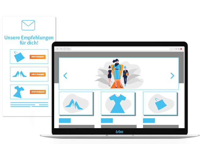 Binden Sie individuelle Recommendations in Newsletter und E-Mails ein