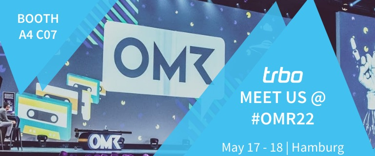 trbo auf den Online Marketing Rockstars Stand A4 C07 17.-18. Mai in Hamburg