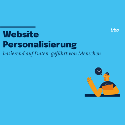Image for Website personalization based on data, guided by humans.