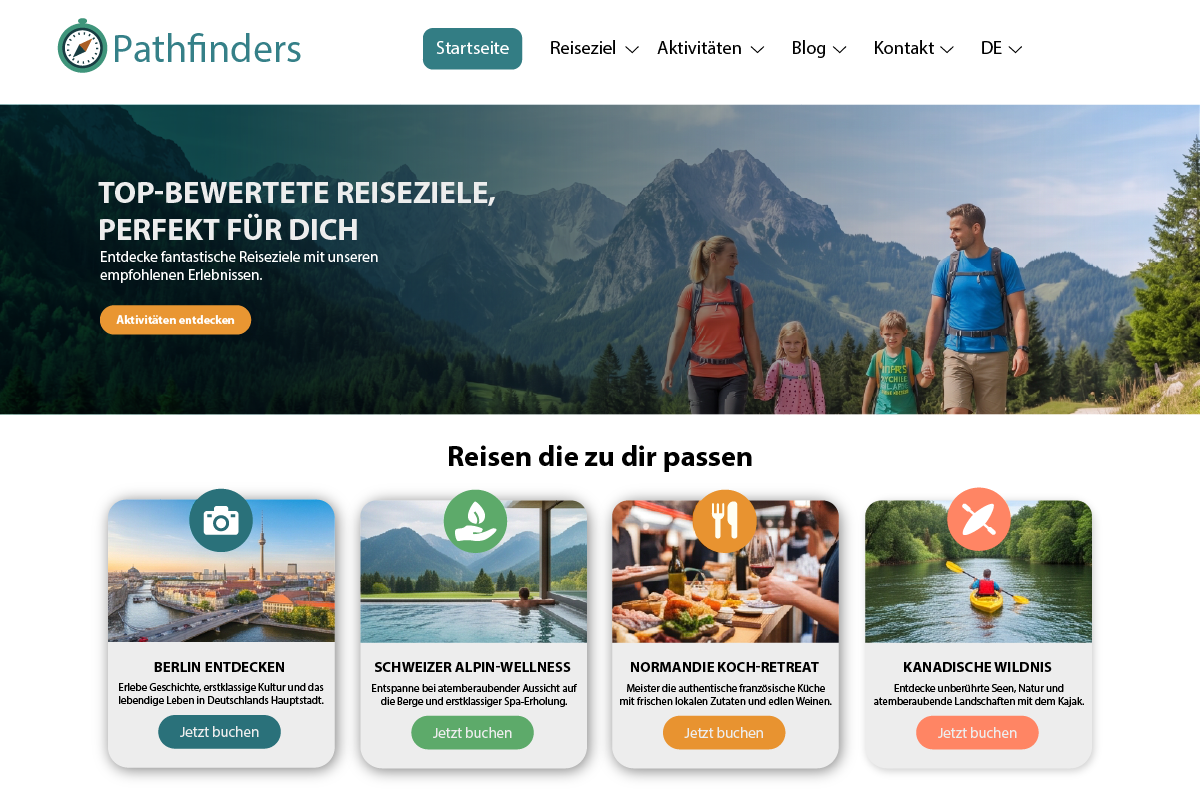 Motivational Product Recommendation Mockup EN