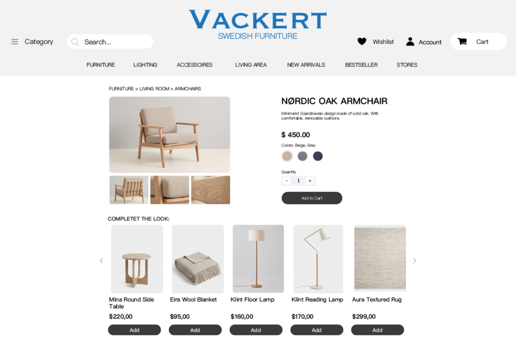 Complete the Look Mockup EN
